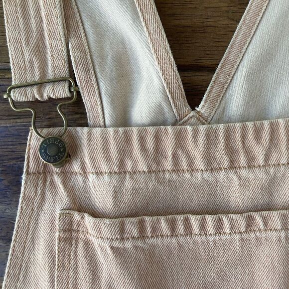 SPELL Classic Overalls Blush Straight Leg Women's Small 100% Organic Cotton Boho - Picture 7 of 15